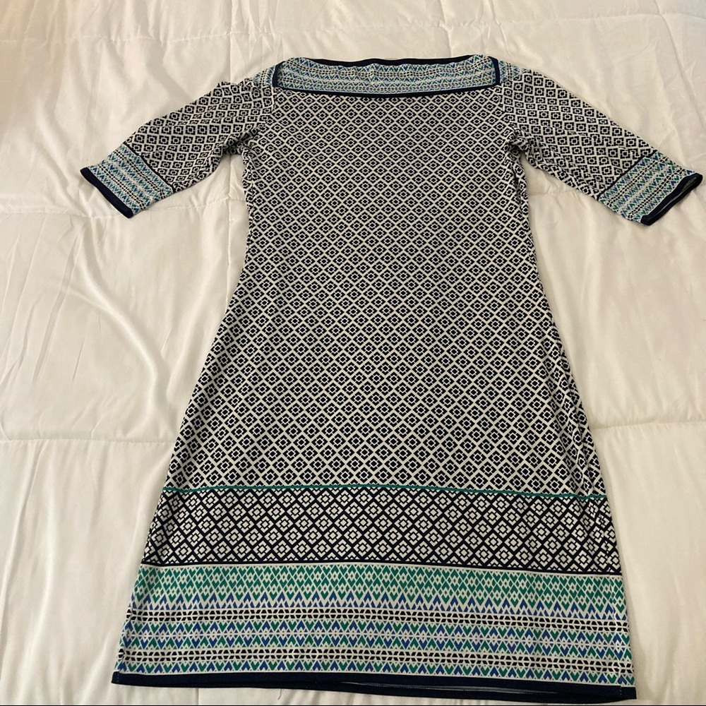 Max Studio printed midi dress